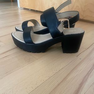 Size 8 black heels - koi footwear